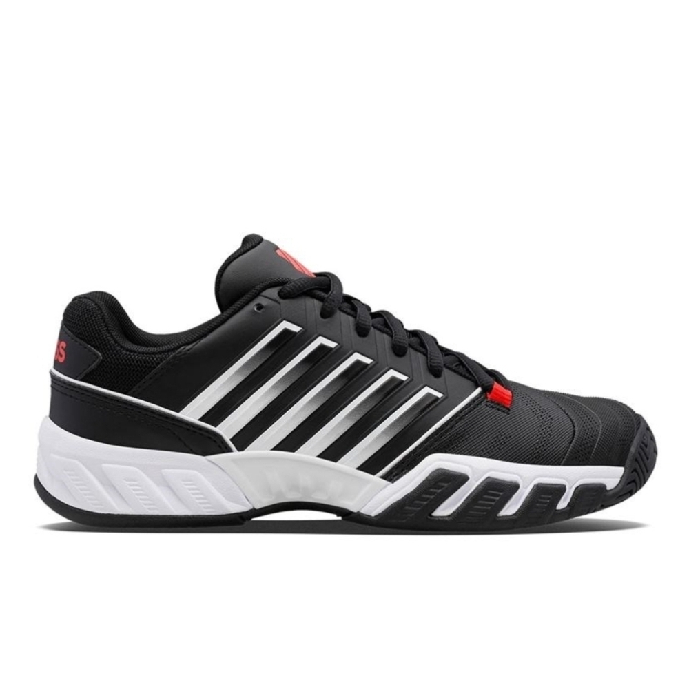 K-Swiss Bigshot Light Kids – Black/White – Rackets Strings Size 6